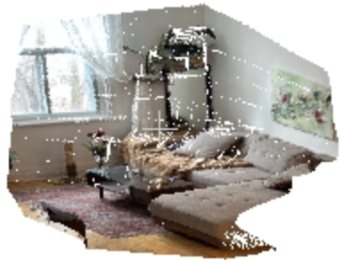 OTT3R reconstruction of an indoor room.